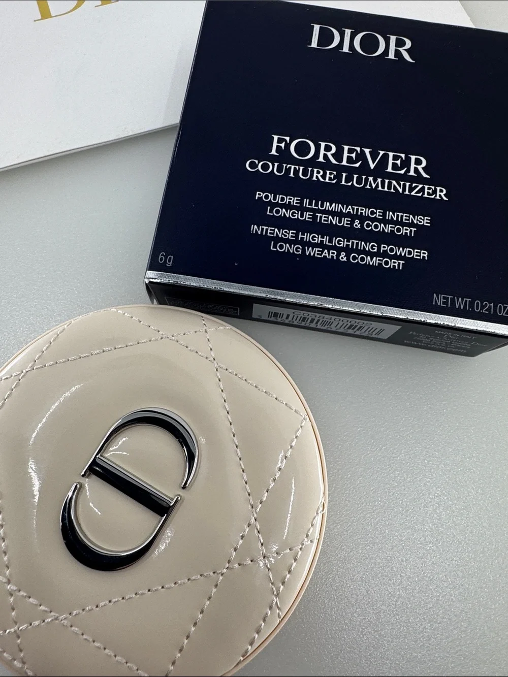 Dior Forever Couture Luminizer 02 Pink Glow - Quilted Compact